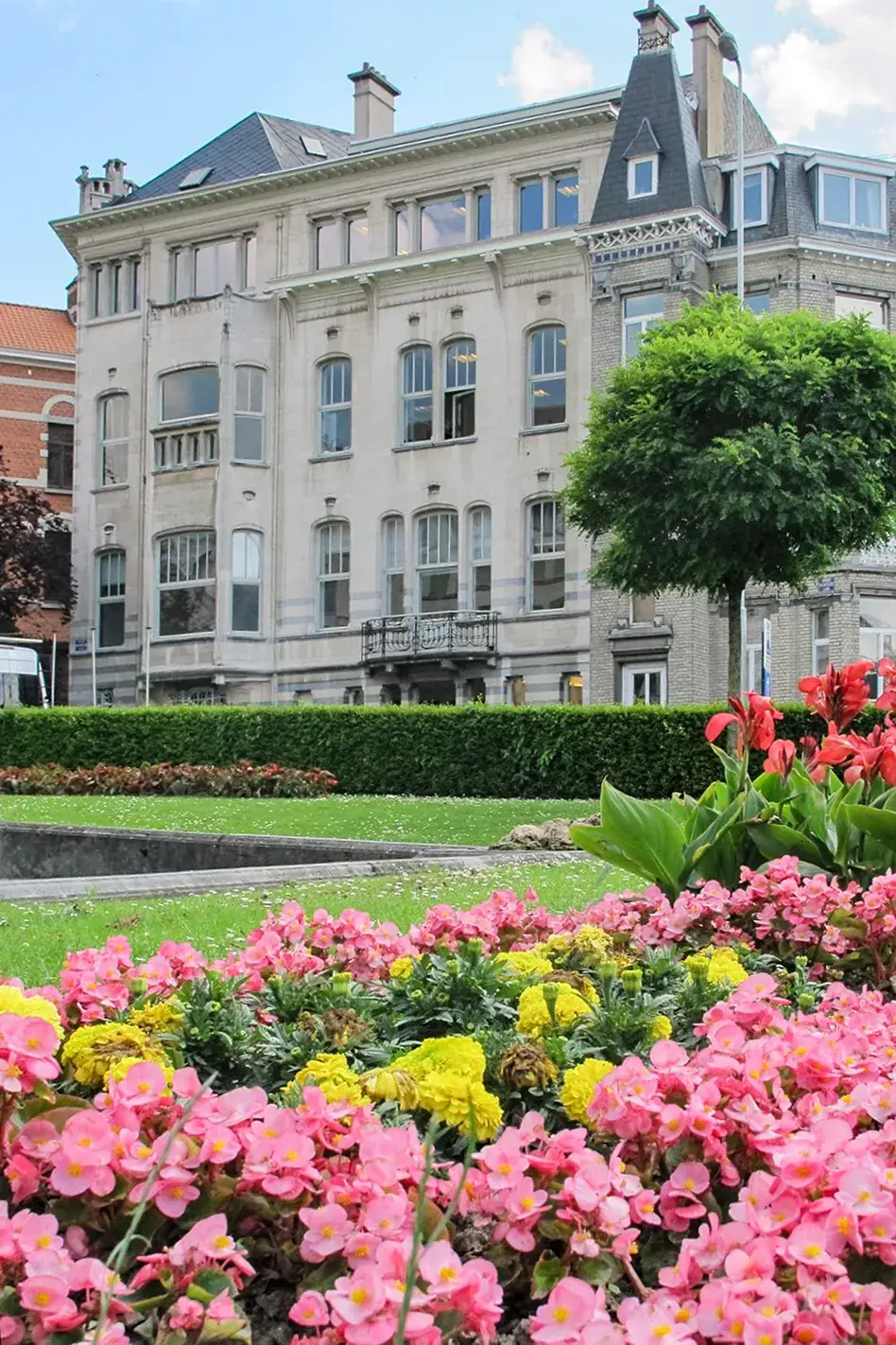 La fachada de Avenue Palmerston 3 en Bruselas
